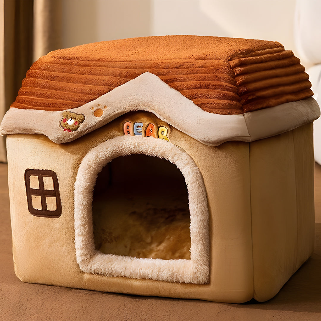 Cozy Foldable Winter Pet Bed