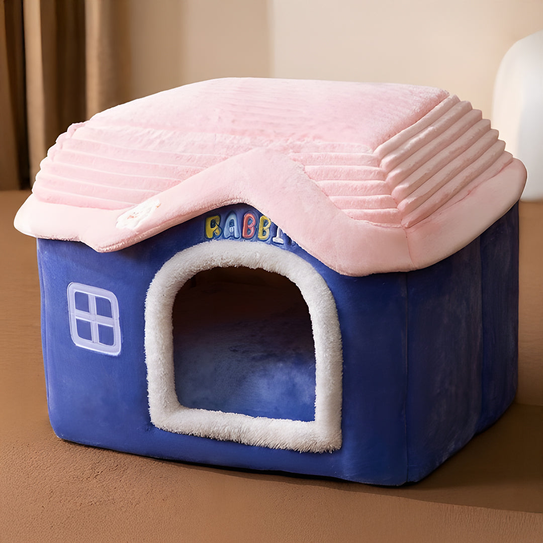 Cozy Foldable Winter Pet Bed
