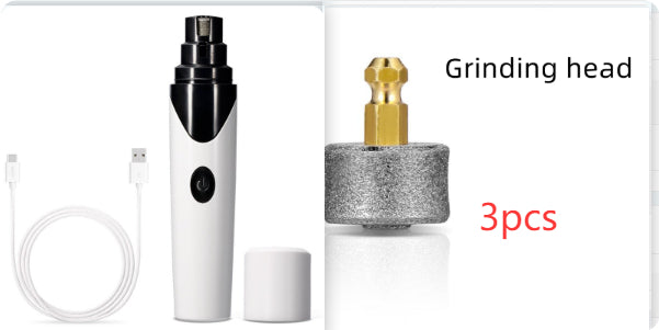 Rechargeable Painless Dog Nail Trimmer for Large & Small Dogs
