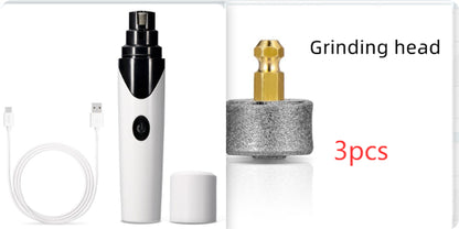 Rechargeable Painless Dog Nail Trimmer for Large & Small Dogs